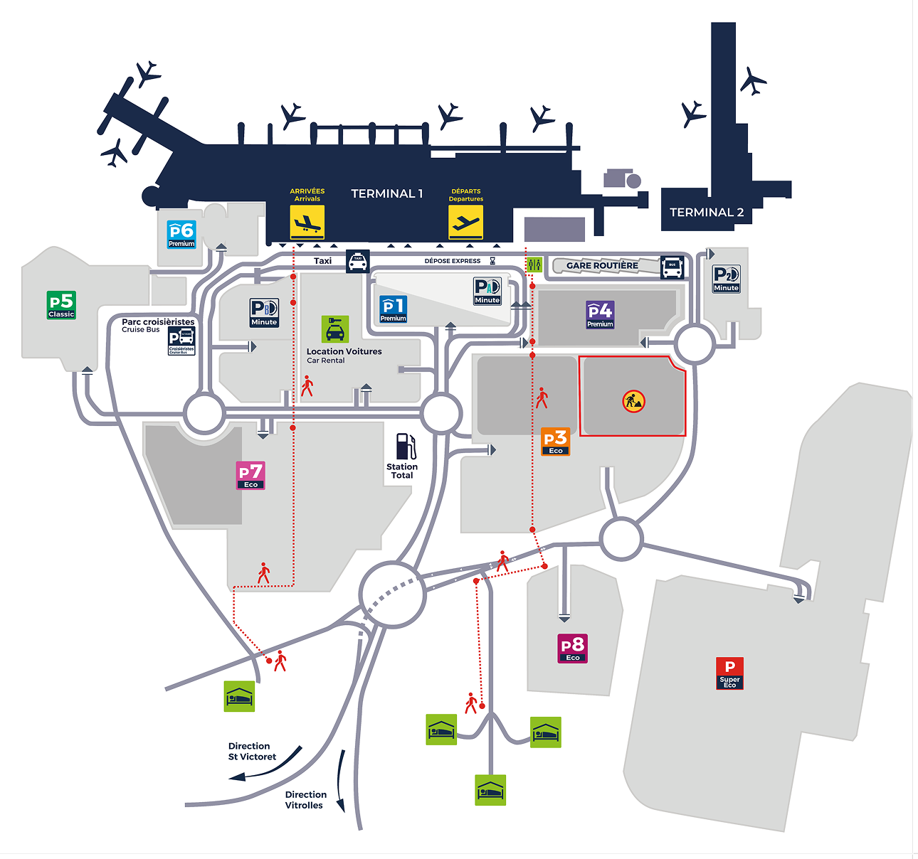 Parking map