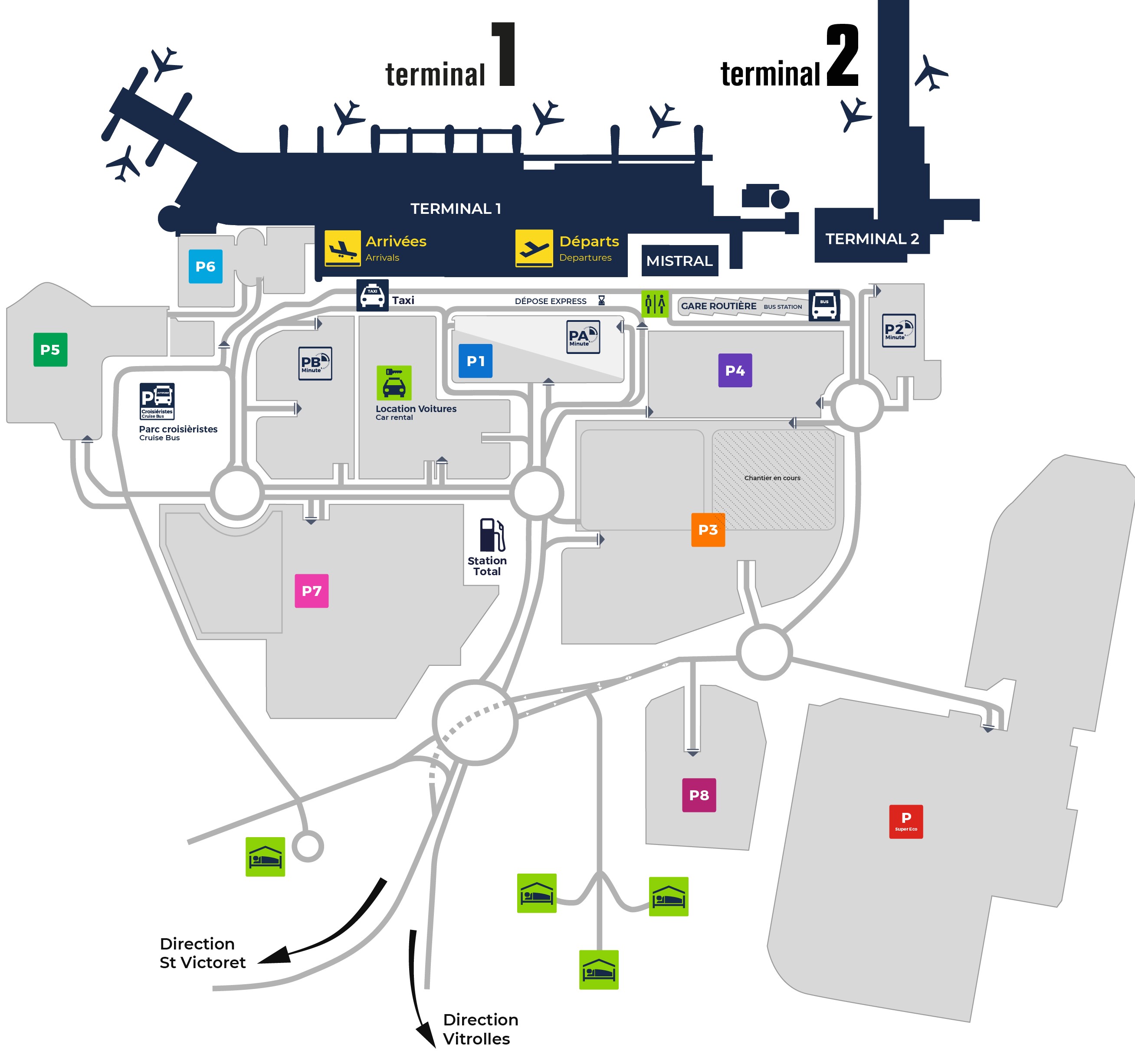 Parking map